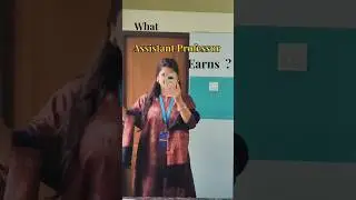 &ldquo;Assistant Professor Salary (Govt vs Private) 👇 Real In-hand Pay&rdquo; #shorts #assistantprofessor