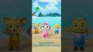 Head Shoulders Knees and Toes Dance #Shorts | Eli Kids Nursery Rhymes