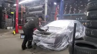 Honda civic 2008 HOOD painting (paint code YR-578-4)