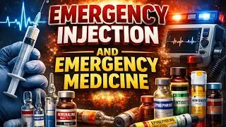 Emergency Injections | Life Saving Emergency Medicines | Dose, Route & Uses | Nursing / Medical