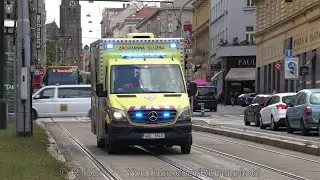 Prague EMS ambulance 114 responding | Praha ZZS HMP RZP 114 [CZ | 30.5.2022]