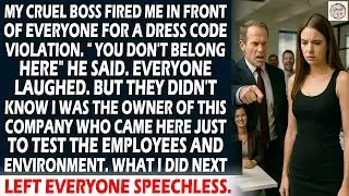 My Boss Fired Me Over Dress Code, But They Didn't Know I Owned the Company