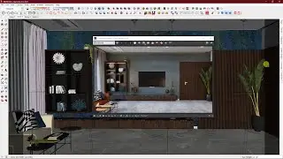Interior Rendering Full Setting in Sketchup & Vray Realistic Tutorial #17