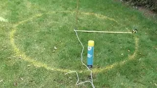Circular flower bed - marking out accurately ish!!