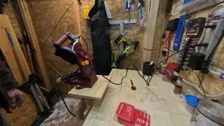 Solar Barn gets a Chicago Electric Chain Saw Sharpener (Harbor Freight).  Install, Test & Thoughts.