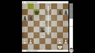 🔴 Most Instructive Chess Game || Siegbert Tarrasch - Edmund Thorold (1-0), Manchester 1890 🔴