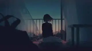 rainy ambient evening - peaceful guitar lofi loop.