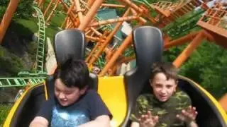 Pandemonium on-ride POV Six Flags New England