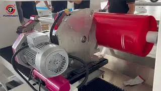 Single Shaft Log Roll Cutting Machine for VHB Tape Cutting#cutter #highspeed