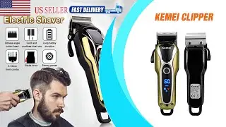 KEMEI KM-190 KM-1990 RECHARGEABLUE CLIPPER Cutter Trimmer  PRODUCT REVIEW - No 1.Phil