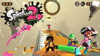 Splatoon 2 - Propellerland 'Rubber Parasoles' with Herobrush