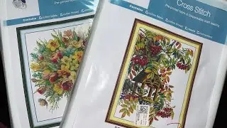 Review of 2 beautiful Joy Sunday cross stitch kits!