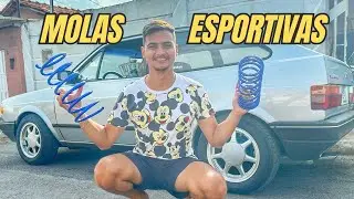 Coloquei molas esportivas no Gol Quadrado REBAIXEI