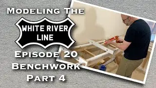 Finishing Up the Benchwork for My Model Railroad