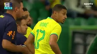 Andr&eacute; Trindade Brazil DEBUT vs Senegal (20/06/2023)