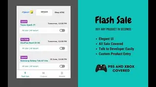 ChromeXT - Flash Sale Auto-buy Extension working on Flipkart, Amazon India, and other sites.