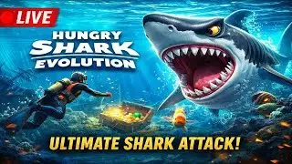 🔴 LIVE | Hungry Shark Evolution Gameplay