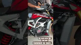 New RTR 310 black 2025 June launched . Dehradun on road price #apachertr #apachertr310