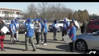 CT Uber and Lyft rideshare drivers caravan to demand better pay, negotiating power and safety.