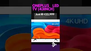 Grab Soooooon! One plus 43 inches Smart tv @ Just ₹22,999 |#ytshorts #youtubeshorts #oneplus #amazon