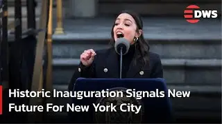 Ocasio-Cortez Hails Zohran Mamdani as New Future at Inauguration | DWS News | AC1F