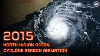 2015 North Indian Ocean Cyclone Season Animation