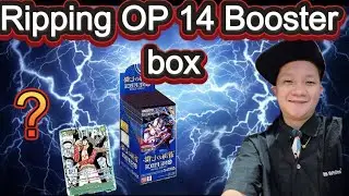 Ripping One Piece OP-14 Booster Box!