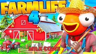 How to complete Milk cows on farmlife4 FORTNITE FARMLIFE 4  TUTORIAL QUEST FARMLIFE COW