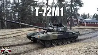 T-72M1 Battle Tank Drive By - Kev&auml;tsawutus 2017