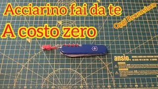 Costruiamo insieme un acciarino a costo zero per il vostro Victorinox