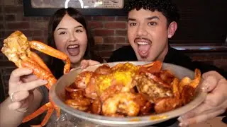 SEAFOOD BOIL MUKBANG + LIFE UPDATE | MINI SWEET TREAT AND MATCHA RUN | P&D