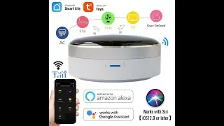 Tuya App Universal IR Smart Remote Controller WiFi+Infrared Home Control Hub 360 Degrees Part 1