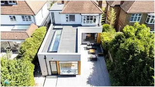 Безрамный стеклянный короб на выдвижной секции | YES Glazing Solutions