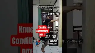 knuckle conditioning day-11#fredianworkout #fredianbpn #karate #boxing #makiwaratraining