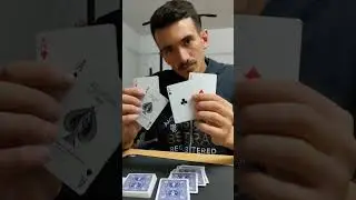 jason ladanye card catching 4 aces from a waterfall trick