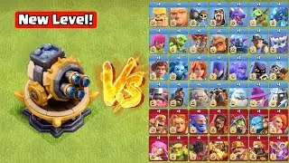 New Multi Gear Tower VS All Max Troops! Clash of clans