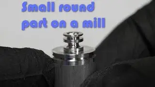 CNC Machining a Round Part with a Mill Instead of a Lathe (7075 aluminum) (4K 60)
