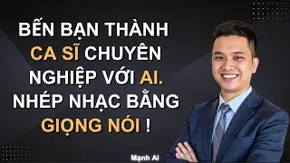 Tạo Video H&aacute;t Nh&eacute;p Giống M&igrave;nh Thật 100% Bằng AI | ChatGPT, Kling, CapCut, Kist.ai&rdquo;