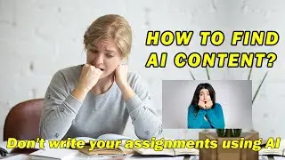 Don't use AI to write your exam.  #ai #aicontent #detector