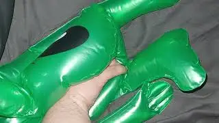 Inflatable alien novelty deflate