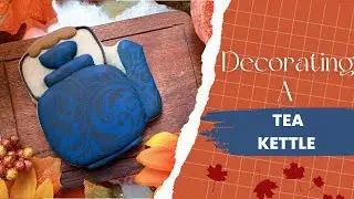 Decorating A Tea Kettle Cookie (Fall Decorating Series) | Baking With Liv