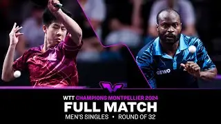 FULL MATCH | Nicholas Lum vs Quadri Aruna | MS R32 | #WTTMontpellier 2024