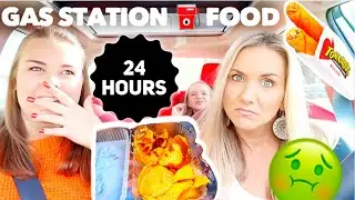 CHEATED!!!!! (We ONLY Ate GAS STATION FOOD For 24 HOURS) | Family 5 Vlogs