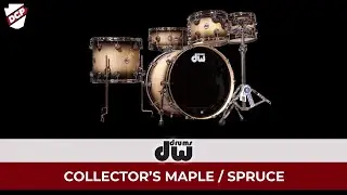 DW Collectors Exotic Maple Spruce Drum Set