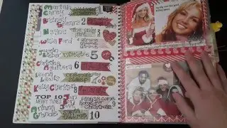 Completed Christmas Edition Holiday Style SMASH*book Flip Through