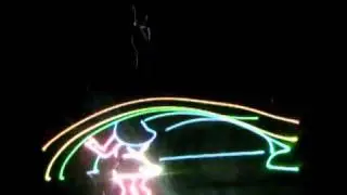IIM-A Alumni meet laser show