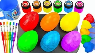 Oddly Satisfying Video l Making DIY Funnies Labubu SPRUNKI Cnady From Giant Eggs Glitrer Mixing ASMR