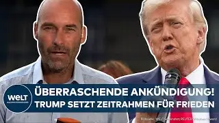 UKRAINE-KRIEG: &Uuml;berraschende Ank&uuml;ndigung aus den USA! Trump setzt Zeitrahmen f&uuml;r Friedensprozess