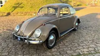 🔥 Rel&iacute;quia Incr&iacute;vel! VW Fusca 1300 &ndash; 1968 Bege Nilo OU R$29.000 no PIX 🚀🚗✨