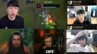 Caps LITERALLY Smurfing on EG - Best Of LoL Stream Highlights (Translated)